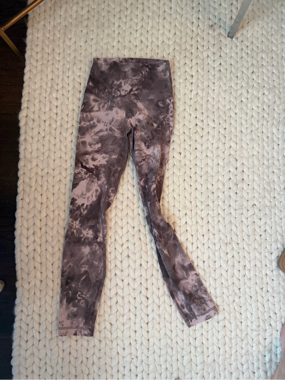 lululemon athletica Tie-Dye Purple Brown Leggings
